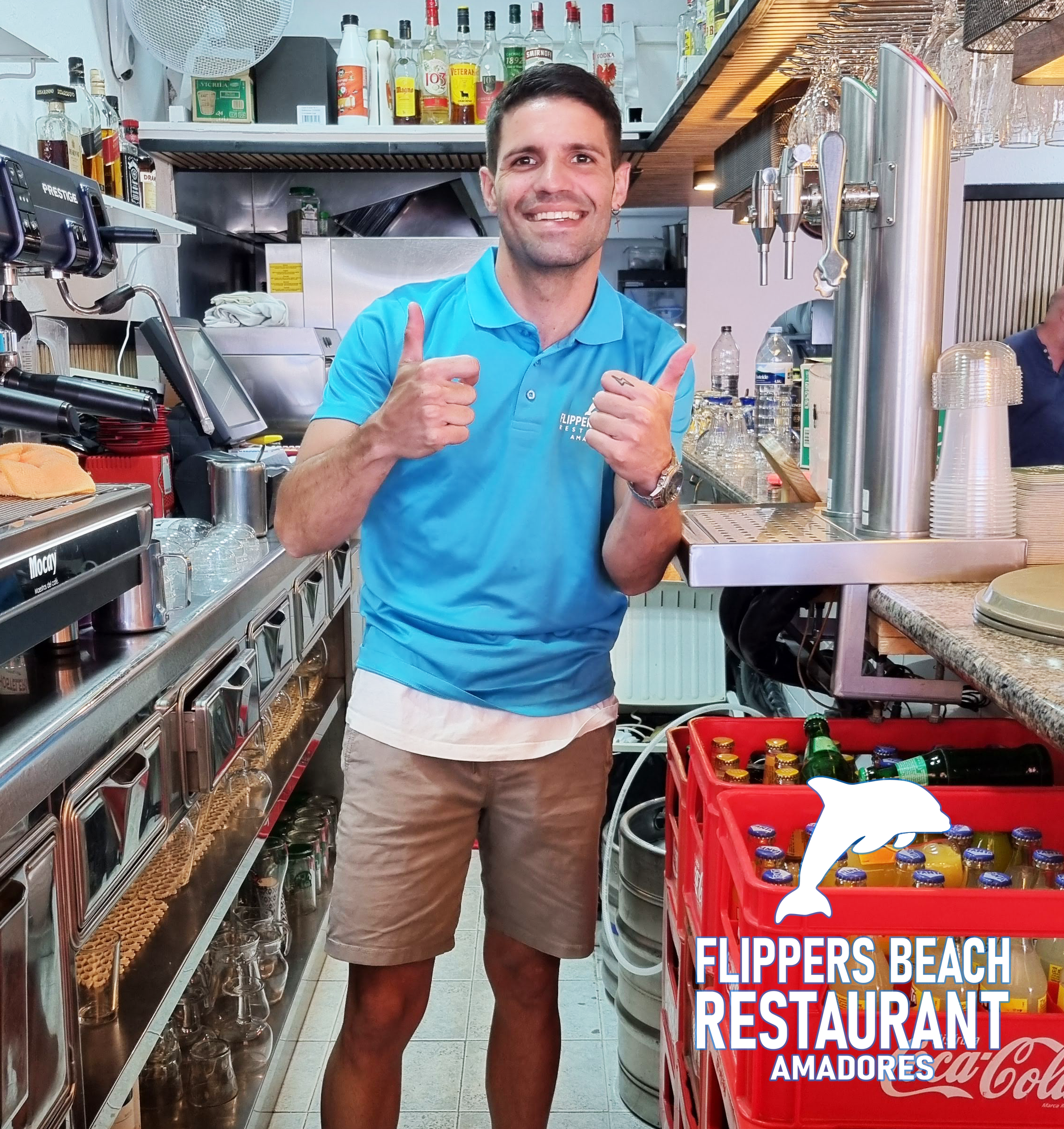 Alex @ Flippers Beach Restaurant